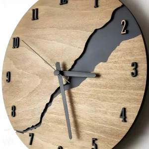 NatureTick Klok – Decoratieve Wandklok van Gebroken Hout