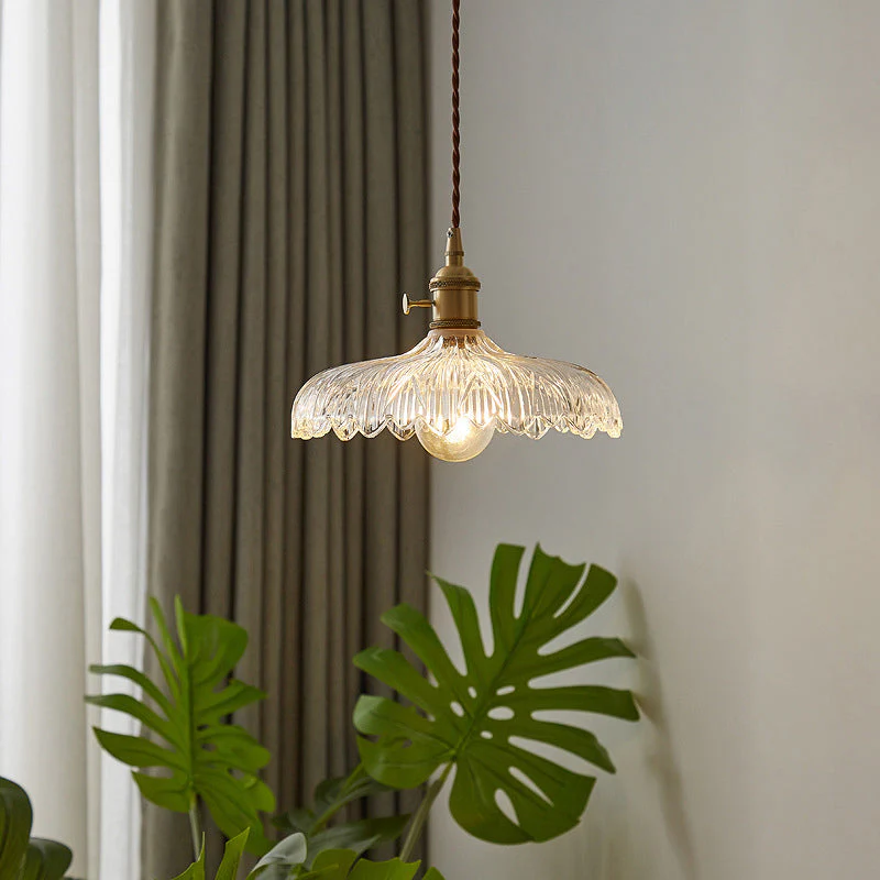 Industriële Schuine Rand Plafondlamp Helder Glas Hanglamp - Afbeelding 2