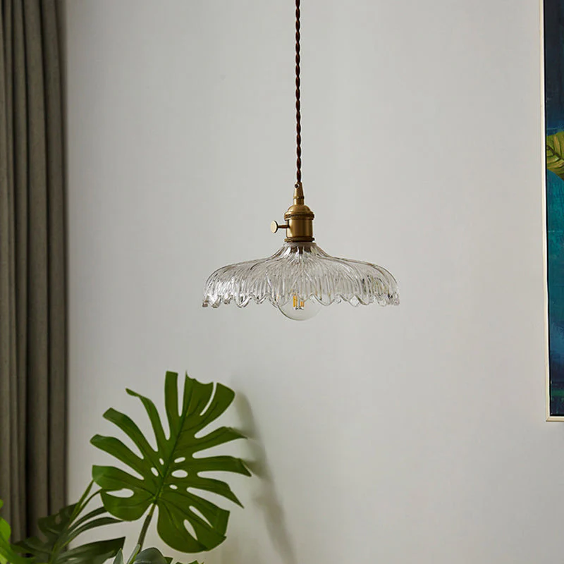 Industriële Schuine Rand Plafondlamp Helder Glas Hanglamp - Afbeelding 6