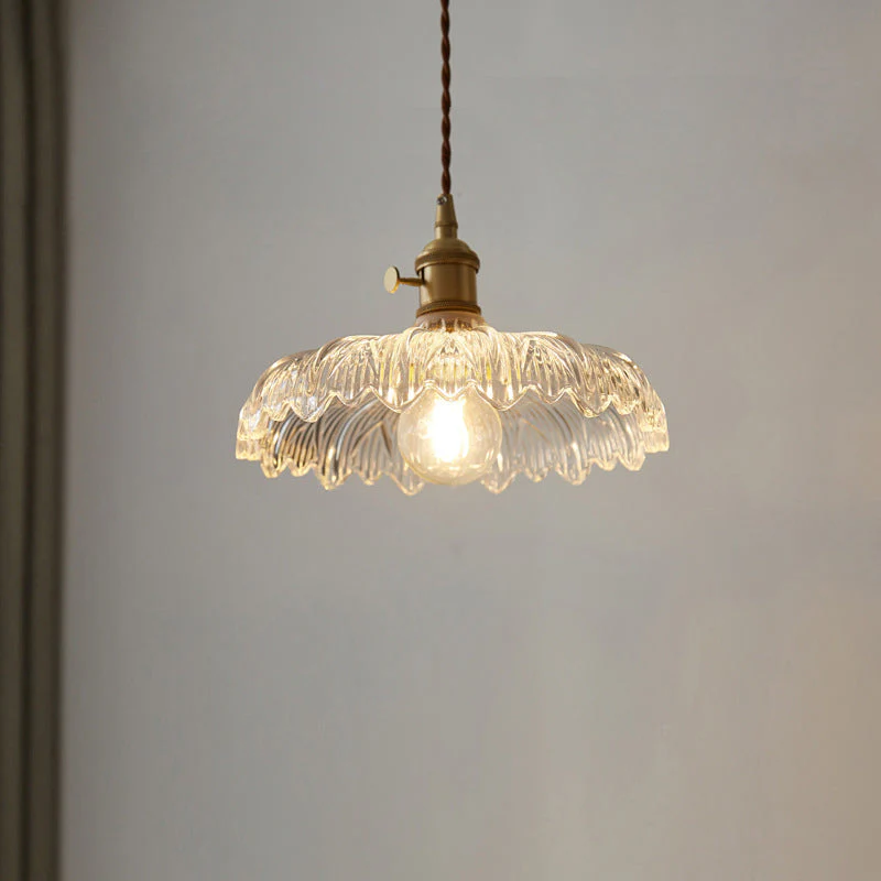 Industriële Schuine Rand Plafondlamp Helder Glas Hanglamp - Afbeelding 5