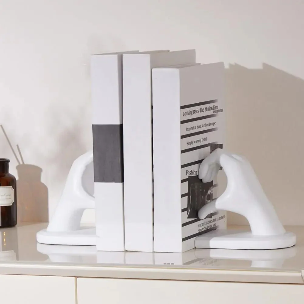 Liefdesgebaar Boekensteun Elegante Harssculptuur Hart Hand - Afbeelding 5