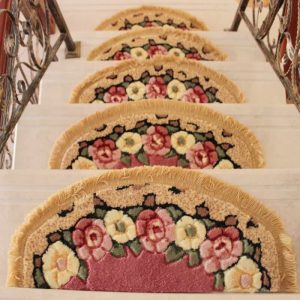 Antislip Traptreden Met Bloemenpatroon Veiliger Stappen