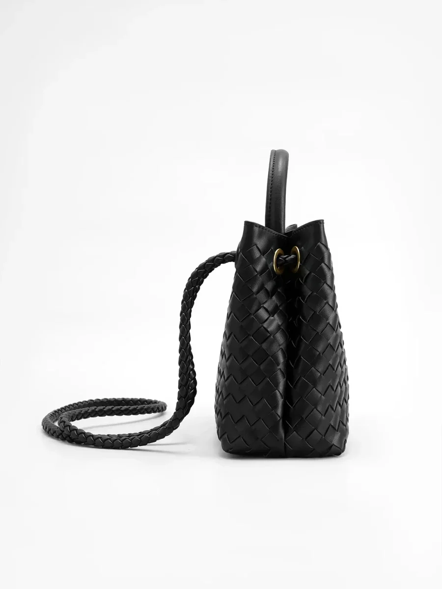 Jessah | Woven Leather Handbag - Afbeelding 3