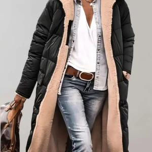 Wintertrenchcoat Warme Met Fleecevoering Voor Dames - Winterjas Dames