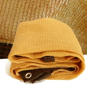 Beige Schaduwdoek op Maat met 80 Procent Schaduw voor Buiten