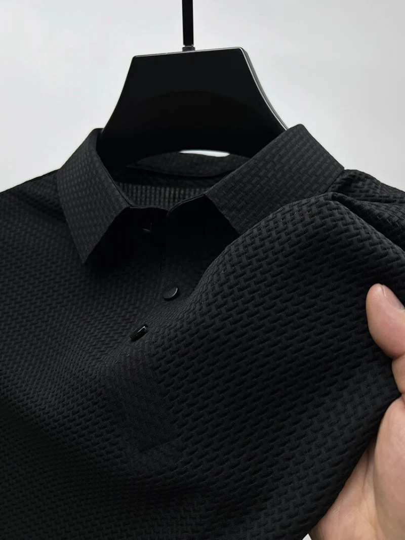 Heren Polo Katoen Slanke Pasvorm - Afbeelding 2