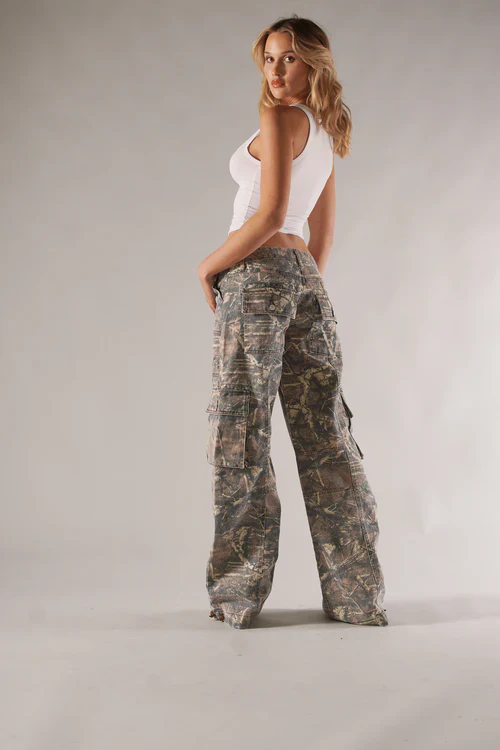 Lage Taille Cargo Broek - Afbeelding 4