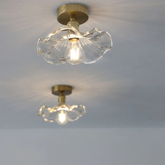 Glazen Plafondlamp Hibiscusvorm Modern Elegant Design - Afbeelding 9