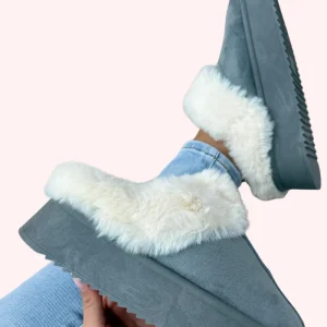 Cozy cloud pantoffels - Dk. grijs