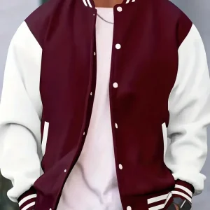 Casual Baseballjack Voor Heren Baseballstijl Lichte Model - Winterjas Heren