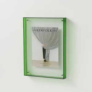 Moderne Fotolijst Met Kleurrand Van Duurzaam Acryl Design