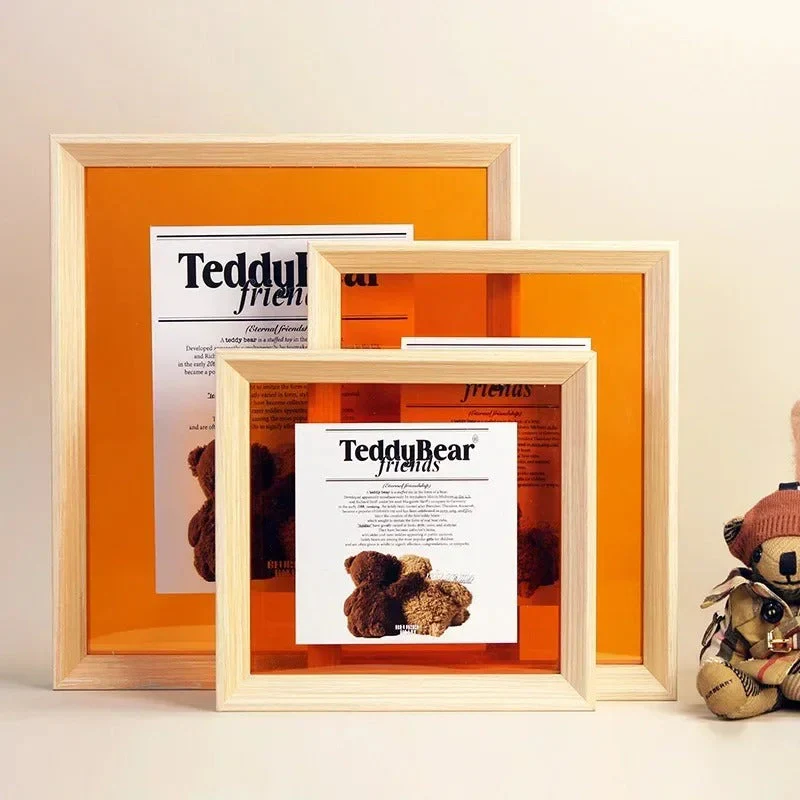 Moderne Fotolijst met Kleurrijke Rand Duurzaam Acryl Design - Afbeelding 3