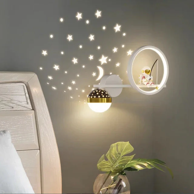 Moderne Kinderwandlamp Met Zachte Verlichting Voor Kinderen - Afbeelding 5