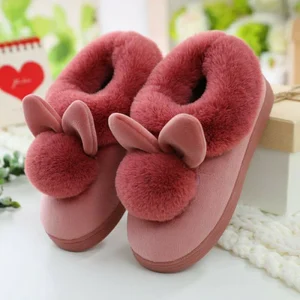Dames Pantoffels met Konijnen - Zachte Sloffen & Huisschoenen