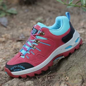 Heren Stijlvolle Wandelschoenen Veterschoenen Gripvaste Zool