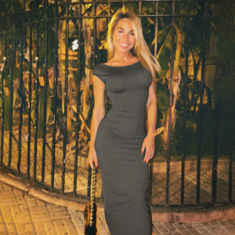 Dames Rugloze Maxi Jurk – Zoete Fantasie Zomerjurk met Open Rug | Elegante & Luchtige Lange Jurk voor Feest of Strand - Afbeelding 8