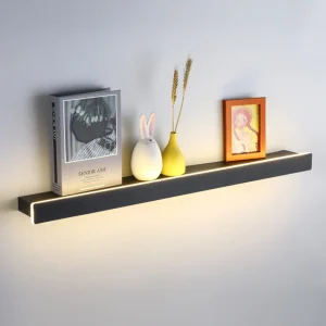 Creatieve LED Wandlamp met Verstelbare Plank - Aluminium Muurlamp voor Binnengebruik, Zilver, 10W