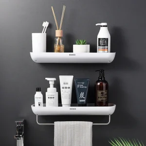 Badkamer Organizer Met Ruimtebesparend Slank Ontwerp