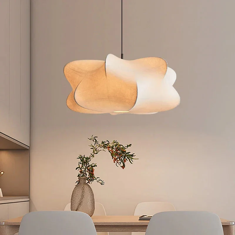 Hanglamp Japanse Wabi Sabi Zijde Minimalistische Verlichting