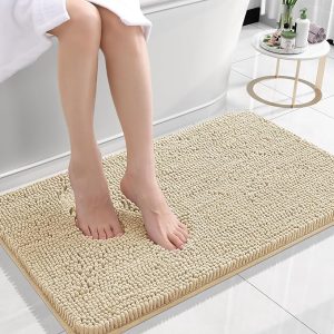 Pluche Luxe Badmat Voor Comfort En Elegantie In Badkamer
