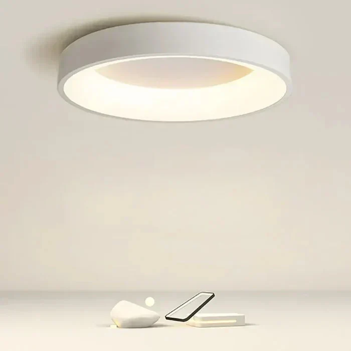 Scandinavische Ronde LED Plafondlamp Voor Modern Interieur - Afbeelding 2