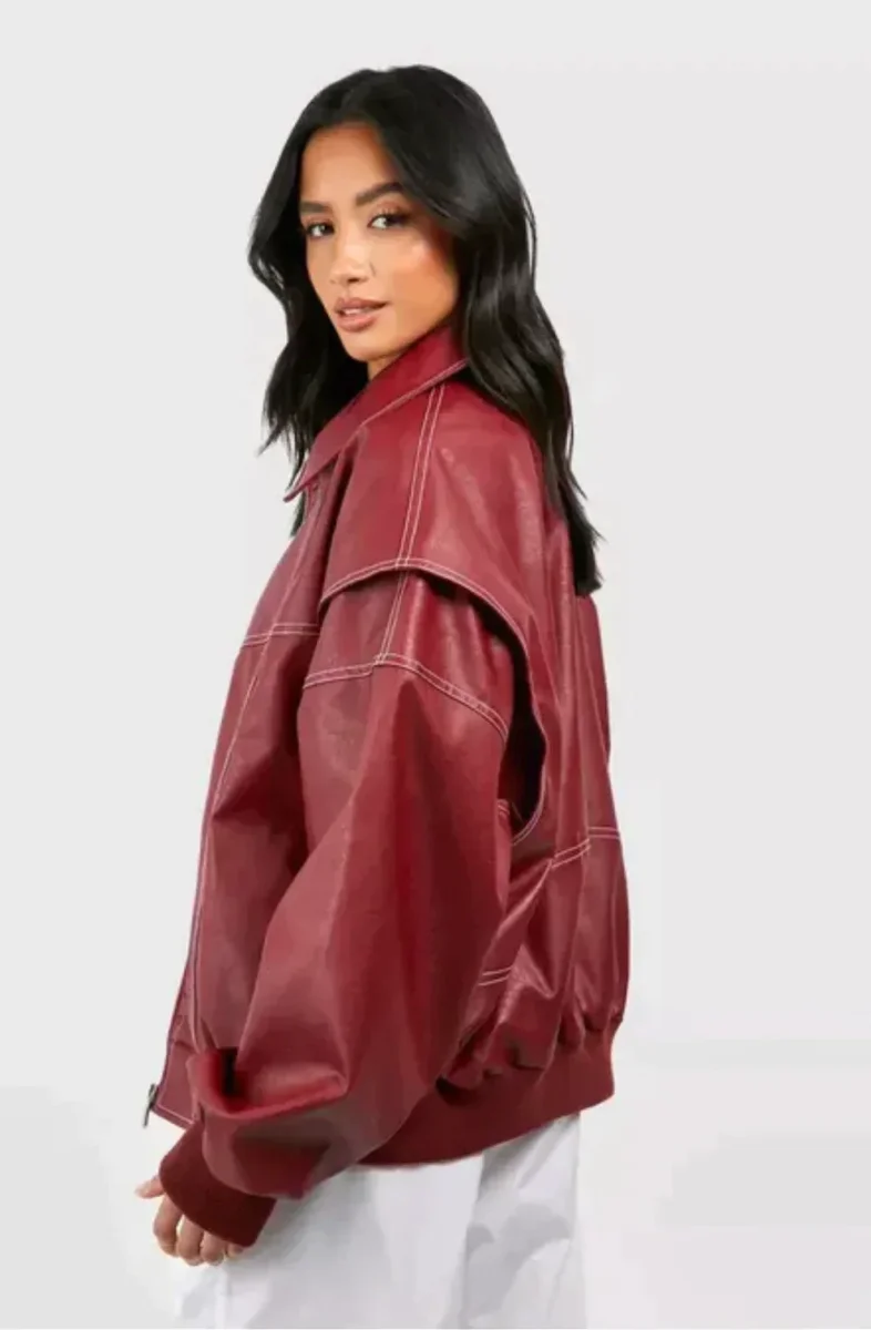 Charlot | Oversized Jack met Rits en Elegante Look - Afbeelding 4