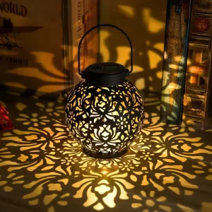 Weerbestendige LED Solar Hanglamp Voor Tuin Met Warm Licht