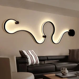 Moderne Led Wandlamp Voor Eigentijdse Woonruimtes Met Licht