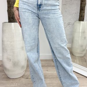 Braided straight leg jeans - Jeans blue