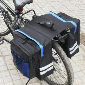 Waterdichte Fietstas Voor Achterdrager Met Dubbele Zijden - 31,5x31,5x23 Cm