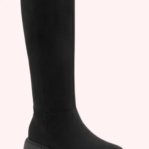 Suede look boots - Zwart