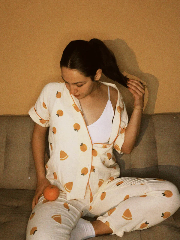 Elise Elegante Katoenen Pyjama Set Voor Comfortabele Avonden - Afbeelding 6
