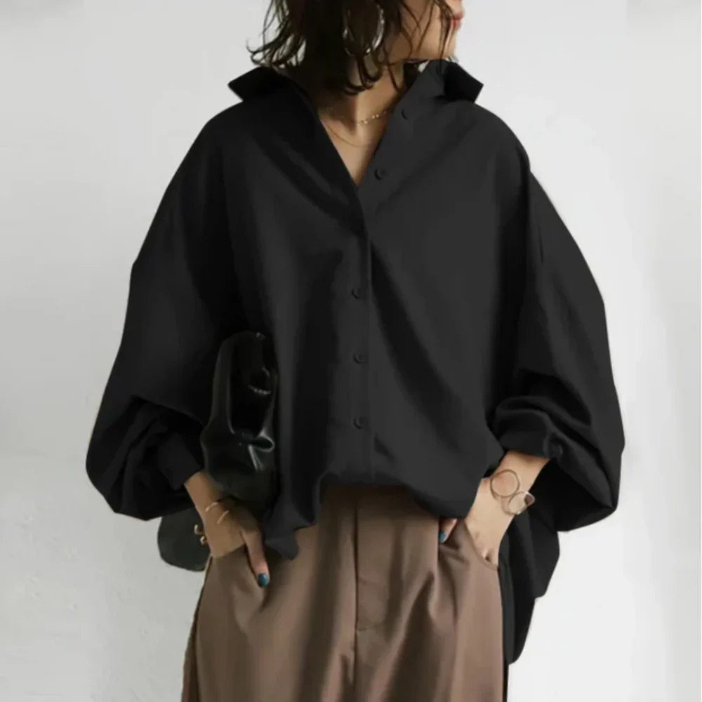 Daye | Oversized Blouse met Urban Flair - Afbeelding 3