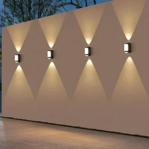 Buitenwandlamp Strakke Witte LED Stijlvolle Tuinverlichting