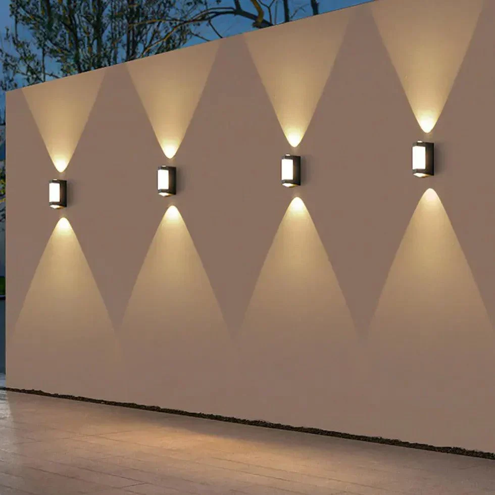 Buitenwandlamp Strakke Witte LED Stijlvolle Tuinverlichting - Afbeelding 2
