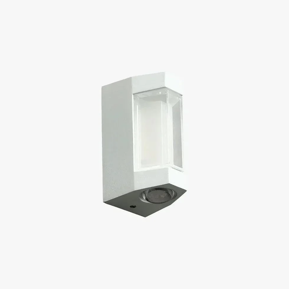 Buitenwandlamp Strakke Witte LED Stijlvolle Tuinverlichting - Afbeelding 4