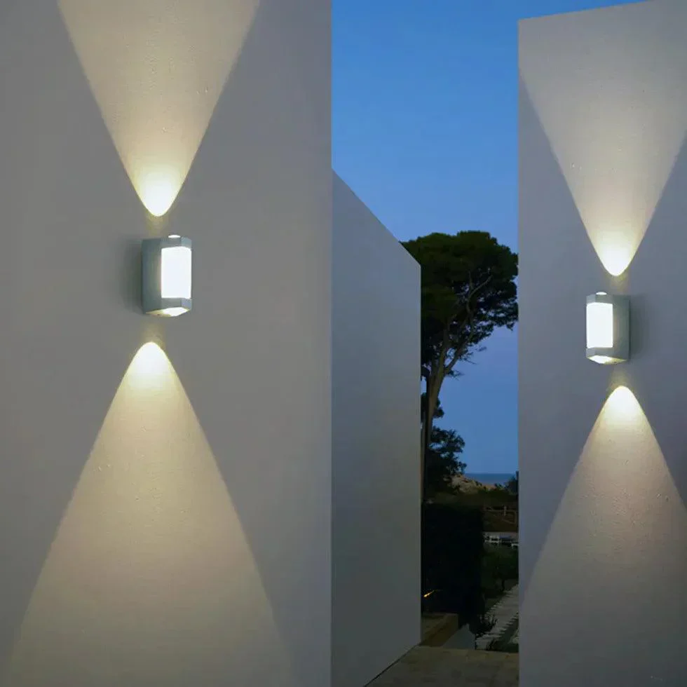 Buitenwandlamp Strakke Witte LED Stijlvolle Tuinverlichting - Afbeelding 3