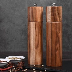 Acacia Houten Zout- en Pepermolens voor Elke Tafel