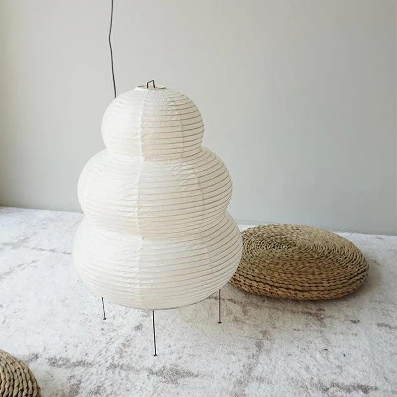 Buijou – Elegante Japandi Vloerlamp van Rijstpapier - Afbeelding 7