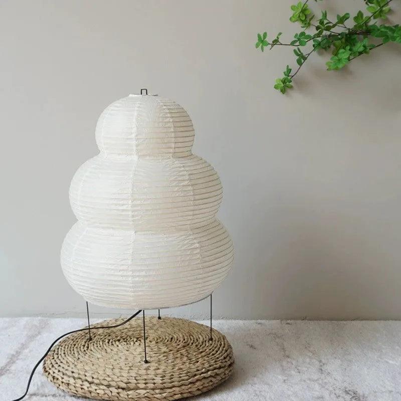 Buijou – Elegante Japandi Vloerlamp van Rijstpapier - Afbeelding 8