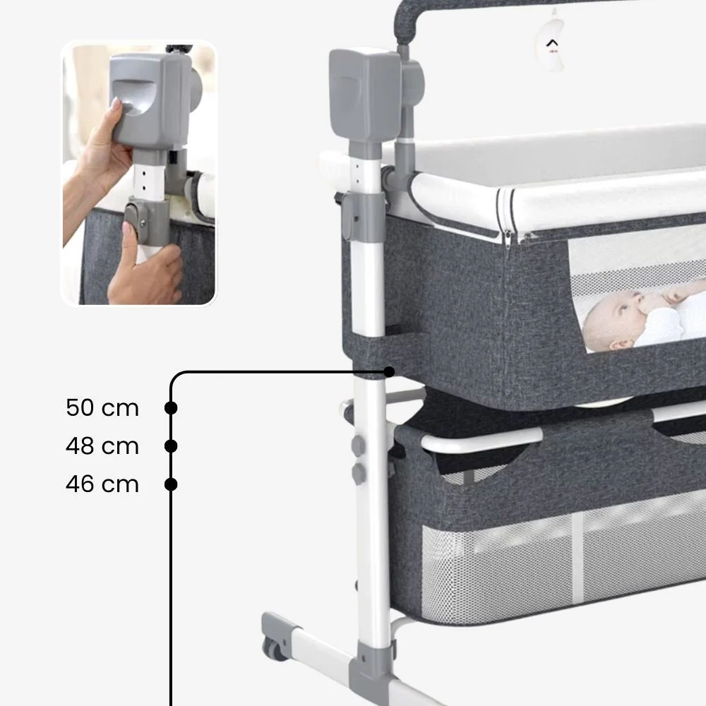 Draagbaar Babybed - Elektrische Wieg, Multifunctionele Schommelbed - Afbeelding 5