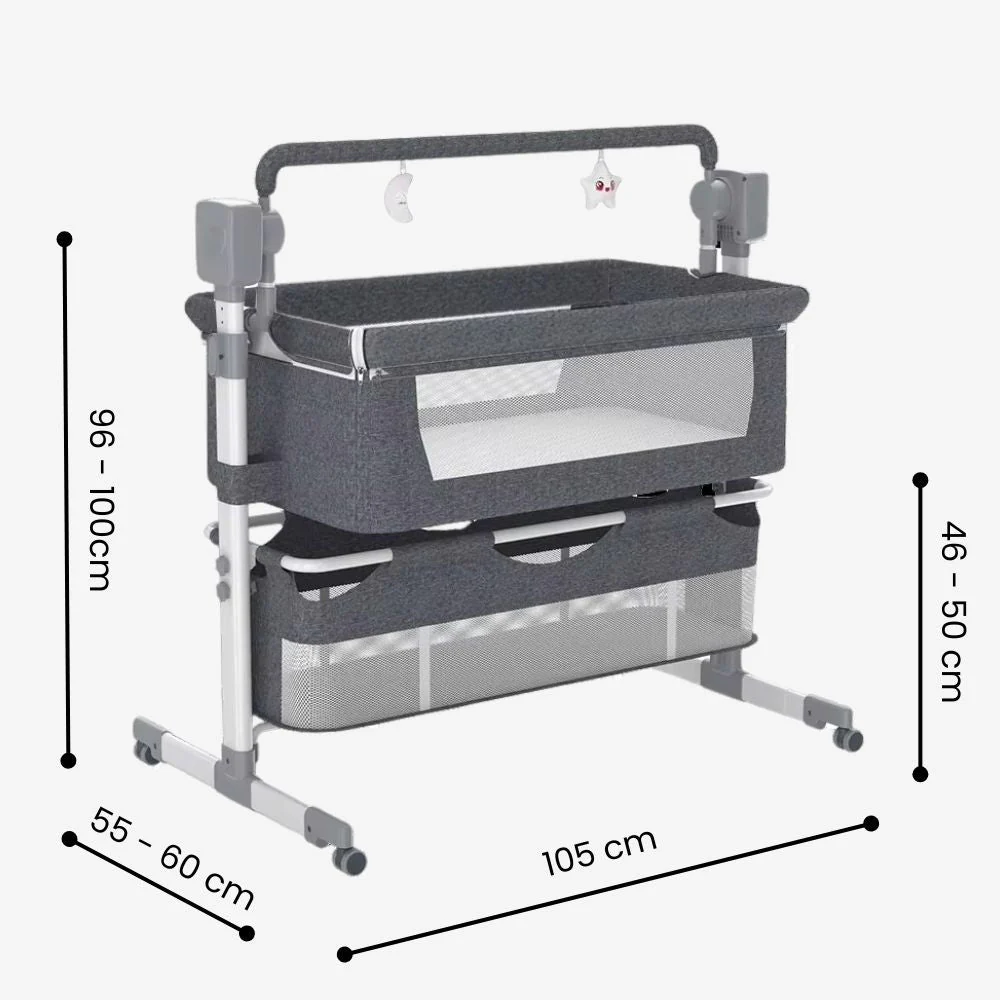 Draagbaar Babybed - Elektrische Wieg, Multifunctionele Schommelbed - Afbeelding 9