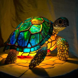 Glühzauber - Glas-in-Lood Stijl Dierenlampen Voor Betoverende Sfeer