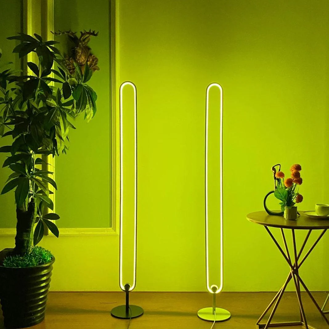 Infinity Staande LED Vloerlamp voor Elegante Interieurs - Afbeelding 7