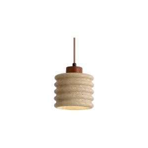 Kōmei - Japanse Hanglamp van Natuurlijke Steen voor Elegante Sfeer