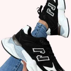 City walk sneakers - Zwart