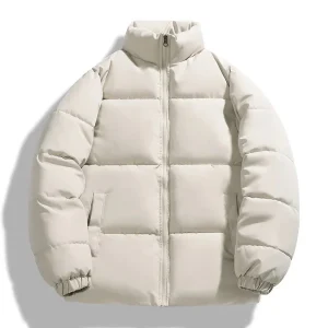 Heren Klassieke Winter Pufferjas Warm Comfortabel